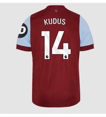 West Ham United Mohammed Kudus #14 Primera Equipación 2023-24 Manga Corta